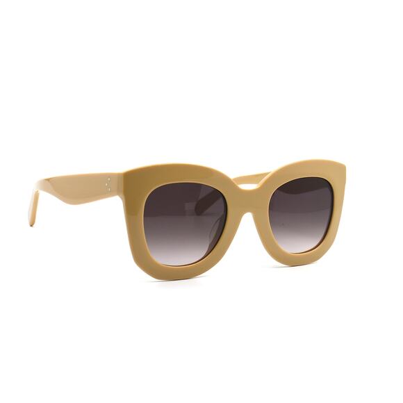 NEW CELINE CL4005FN 57Z BEIGE VIOLET GRADIENT WOMEN'S SUNGLASSES - Picture 4 of 10